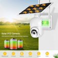 3MP WIFI Solar Camera 4G Sim Card Speed Dome Mini PTZ Camera Solar