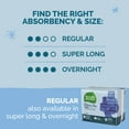 thumbnail image 3 of Seventh Generation Ultra Thin Pads with Wings Regular Absorbency Chlorine Free Pads 18 count, 3 of 7