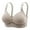 Gray, variant on Womens Front Close Posture Bra with Lace Plus Size Full Coverage Wireless Double Support Bra Women Bra