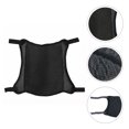 thumbnail image 5 of SHINYPASING Motorbike Seat Cushion Breathable and Comfortable for Outdoor Use Black Mesh Rubber 1pc, 5 of 8