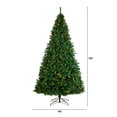 thumbnail image 4 of Nearly Natural Clear Prelit LED Green Decorated Fir Artificial Christmas Tree, 10', 4 of 12
