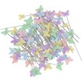 thumbnail image 2 of 200 Pcs Multicolored Quilting Pins, Butterfly Shaped Head Pins For Diy Jewelry, Sewing And Crafts, 2 of 5