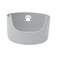 thumbnail image 5 of Bandeja de arena para gatos pequeños y grandes, lados altos, suministros para mascotas antisalpicaduras, caja de arena para inodoro frontal baja en , GRIS, 5 of 8