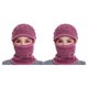 thumbnail image 4 of sweethay Gorro cálido de invierno para mujer, bufanda de punto de terciopelo a prueba de viento, gorro para niña que mantiene el calor, gorro para Cuero Rosa 2piezas sweethay CBP143573, 4 of 6