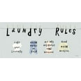 thumbnail image 2 of Gango Home Decor Contemporary Laundry Rules I & II by Sue Schlabach (Ready to Hang); Two 18x8in Distressed Framed Prints, 2 of 5