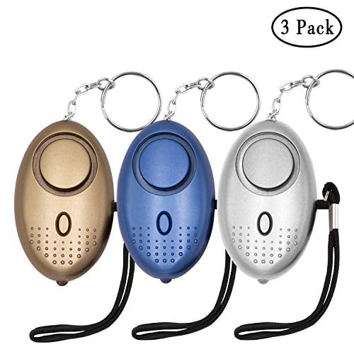 KOSIN Safe Sound Personal Alarm, 3 Pack 145DB Personal Security Alarm