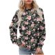 thumbnail image 2 of Heisall Womens Hoodies Spring Autumn Non-positional Print Fashion Casual Loose Ribbed Design Crewneck 2025 New Arrival Tops, 2 of 5