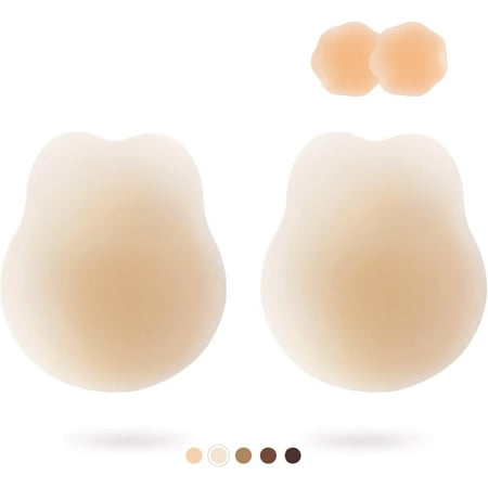 Lift Ultra-Thin Adhesive Bra Sticky Push UpInvisible Bras Strapless Backless Bra Pasties Nipple Covers 1Pair