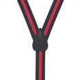 thumbnail image 3 of SuspenderStore Striped Y-Back Suspenders - 1-Inch Wide Elastic - Button - 3 Sizes, 3 of 4