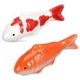 thumbnail image 1 of 2 piezas Aquarium Cerámica Agua de peces flotantes Cerámica Fish Tank de estilo chino Pescado Submarino (estilo mixto), 1 of 7