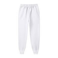 thumbnail image 6 of YDKZYMD Cargo Sweatpants for Men with Pockets Fleece with Pocket Cinch Bottom Heavyweight Drawstring Joggers Pants Athletic Winter Warm Baggy Pants Hiking Workout Sweatpants White 4XL, 6 of 6