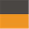 Charcoal/ Neon Orange