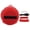 Red, variant on IP65 Waterproof Wireless Portable Bluetooth Speaker for Outdoor Bike Ride Travel Shower and Sports with Digital Display Detachable Mount Strap Black 10 Hours Playtime
