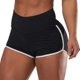 thumbnail image 1 of Leggings para mujer, pantalones de yoga, cinturo , entrenamiento, pantalones de levantamiento de glúteos, Control de barriga, , pantalones - Negro Yinane Shorts de yoga de cintura alta, 1 of 3