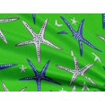 thumbnail image 5 of oneOone Rayon Light Green Fabric Starfish Sewing Craft Projects Fabric Prints By Yard 56 Inch Wide-TC, 5 of 5