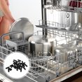 thumbnail image 1 of OULII 100 Dishwasher Prong Rack Caps Black PVC Protector Covers for Protection 5mm Size Pack of 100, 1 of 8
