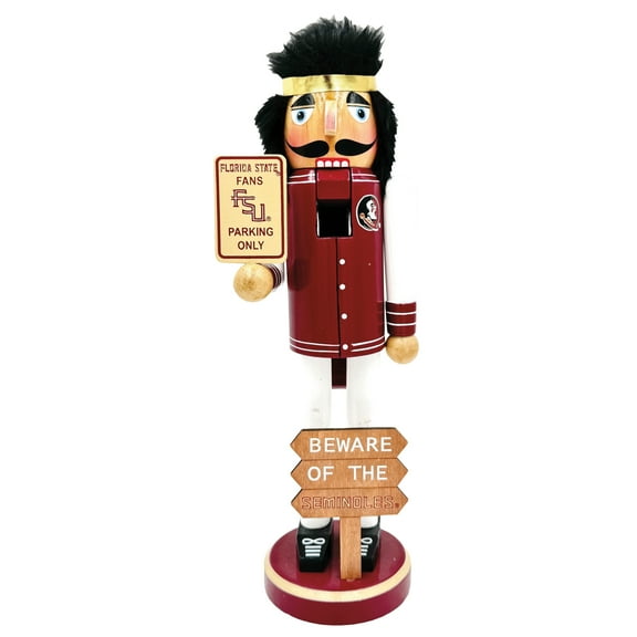 Florida State Seminoles 12" Beware Nutcracker