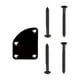 thumbnail image 1 of Naiovety Placa de cuello de guitarra eléctrica de 4 agujeros negro, 1 of 6