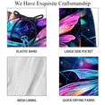 thumbnail image 4 of luoweisi Men's Beach Shorts Quick Dry Swim Trunks with Mesh Lining Dragonfly L, 4 of 5