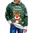 thumbnail image 4 of Men's Christmas Sweaters - Funny Christmas Sweaters for Men - Fun Holiday Pullovers,Dark Green,XL, 4 of 7