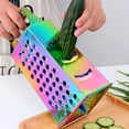 thumbnail image 6 of FRCOLOR Stainless Steel Cheese Vegetable Grater Hand Grater Slicer Vegetable Grating Tool, 6 of 8
