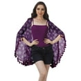 thumbnail image 2 of Moomaya Printed Beach Clothes For Women Tassel Shrug Swim Cover Up Cardigan, 2 of 5