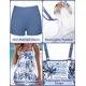 thumbnail image 2 of Tankini ROSEWE 2025 con estampado tropical y shorts, 2 of 2