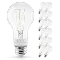 Luxrite Vintage A19 LED Light Bulb 7W=60W 5CCT Dimmable 800 Lumens Standard LED Edison Bulb UL Listed E26 Base 12-Pack