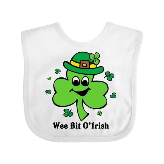 Inktastic Wee Bit O'irish Boys or Girls Baby Bib