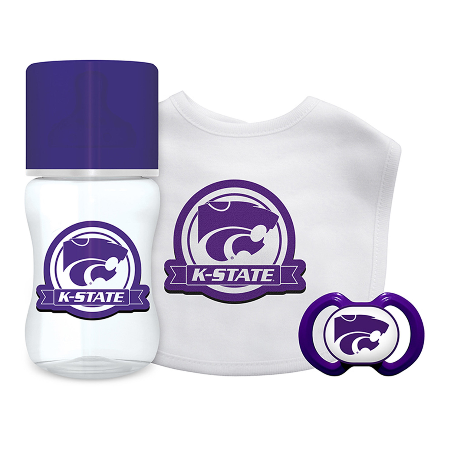 BabyFanatic Officially Licensed 3 Piece Unisex Gift Set - NCAA Kansas State Wildcats - image 2 of 4