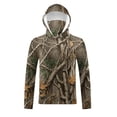 thumbnail image 6 of Sun Protection Shirt,Men's Hooded UPF 50+ Sun Protection T Shirts Long Sleeve Ice Silk Mask Tops Summer Casual Camouflage Rash Guard, 6 of 9