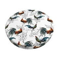 thumbnail image 2 of Lsque Cool Chicken Round Bar chair cushion covers Velvet Fabric Premium Comfort Protects from Scratches and Stains for 14-17 Inch Chair- 13 inch, 2 of 7