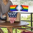 thumbnail image 7 of Rainbow Stick Flag,&nbsp;Hand-Held Flag On Stick,Handheld Pride Flags,Banners for Parades Festivals Party Decorations And Outdoor Events Desk Decor Pride Rainbow Flags Hand Waving Festival Flag, 7 of 7