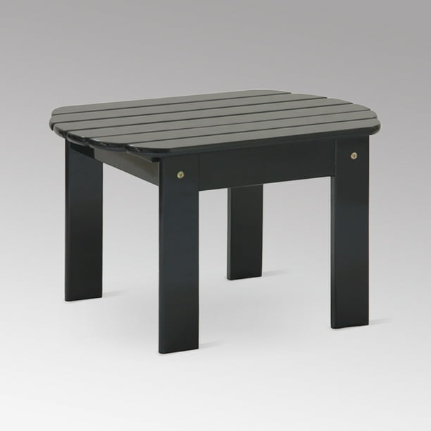 Mainstay Adirondack Side Table, Black