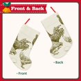 thumbnail image 2 of Salouo Chickens Print Christmas Decorations Stockings 1 Pack 18'' Xmas Stockings Holiday Stocking Personalized Farmhouse Decor for Home Family Party Tree, 2 of 7