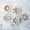 B, variant on Visland Snowflake Cookie Cutters Decorating Fondant Embossing Tool Snowflake Plunger Cake Cutter,DIY Biscuit Cutter Kitchen Tools