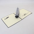 thumbnail image 2 of Greeting Cards 3D Sailboat Greeting Cards Festival Cards Graduation Greeting Cards, 2 of 8