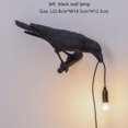 thumbnail image 3 of Raven Wall Sconce, Unique Gothic Crow Birds Wall Sconce for Bedroom Bedside Living Room Farmhouse Decor (Left Black Wall Lamp), 3 of 5