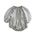 thumbnail image 2 of Toddler Boys Floral Rompers Long Sleeve Baby Girls Autumn Romper Bodysuit Clothes Jumpsuit Cute Outfits 0-6 Months, 2 of 5