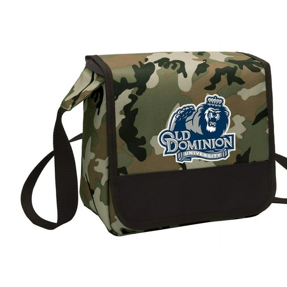 CAMO Old Dominion University Lunch Bag Stylish OFFICIAL ODU CAMO Lunchbox Cooler for School or Office - Men or Women