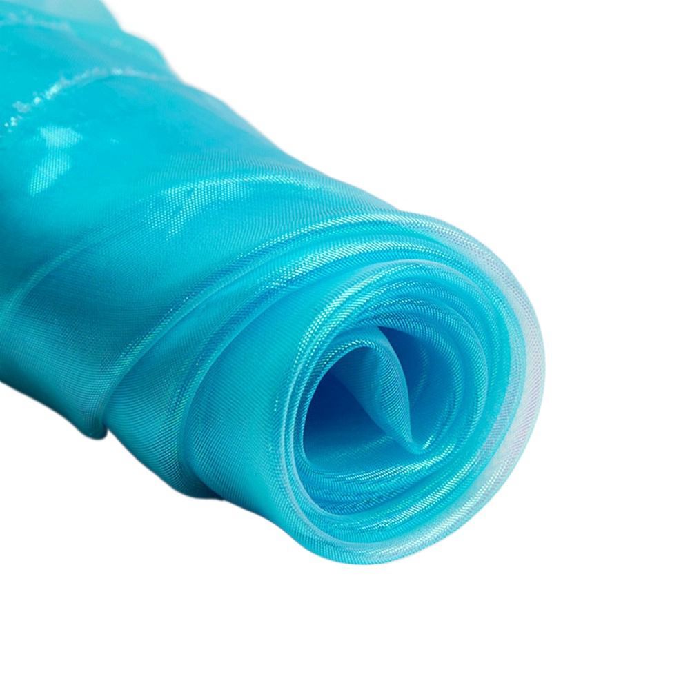 Colorful Shiny Gauze Fabric Transparent Fashion Holographic DIY