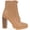 Beige, variant on BCBGeneration Womens Pilas Faux Leather Lace-Up Booties