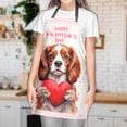 thumbnail image 3 of Happy Valentine's Day Cavalier King Charles Spaniel Brings Love Heart Apron Dog Lover Gifts for Cooking Grilling Baking Painting Gardening - 02028, 3 of 5