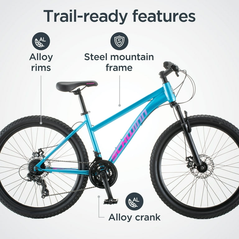 Schwinn sidewinder mountain bike 2024 26 inches wheels
