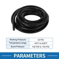 thumbnail image 4 of 12FT 1/16" 2mm ID 2.5mm Thickness Silicone Vacuum Tubing Hose Automotive Vacuum Line for Air and Water, 4 of 6