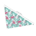 thumbnail image 3 of Naloa Flamingo Dog Bandanas 1PC Washable Triangle Dog Scarfs Premium Durable Fabric, for Small Medium Large Dogs and Cats, 3 of 6