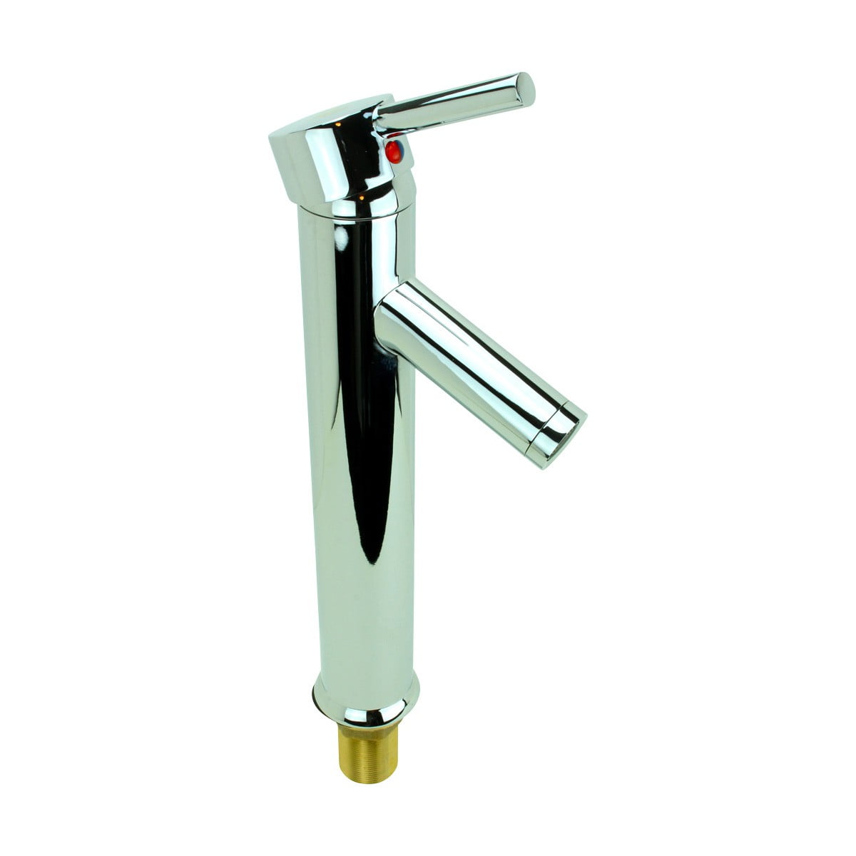 Renovator's Supply Single Hole Bathroom Sink Faucet Tall Modern Chrome 12" H Comes w/Supply Lines Included ANSI Compliant