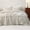 04 Beige-new, variant on Cozy Comfort Beige King Size Comforter Set - 4 Pieces Grid Pleated Bed Set, Down Alternative Bedding Sets for All Season, 1 Comforter, 2 Pillowcases, 1 Decorative Pillow