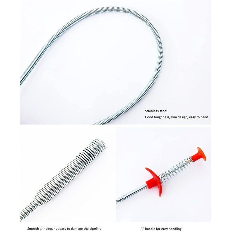Drain Dredging Spring, Long Spring Pipe Sewer Dredging Tool