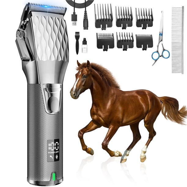 Cortadora de pelo para mascotas Horse Clippers GHWMYD, recargable, inalámbrica